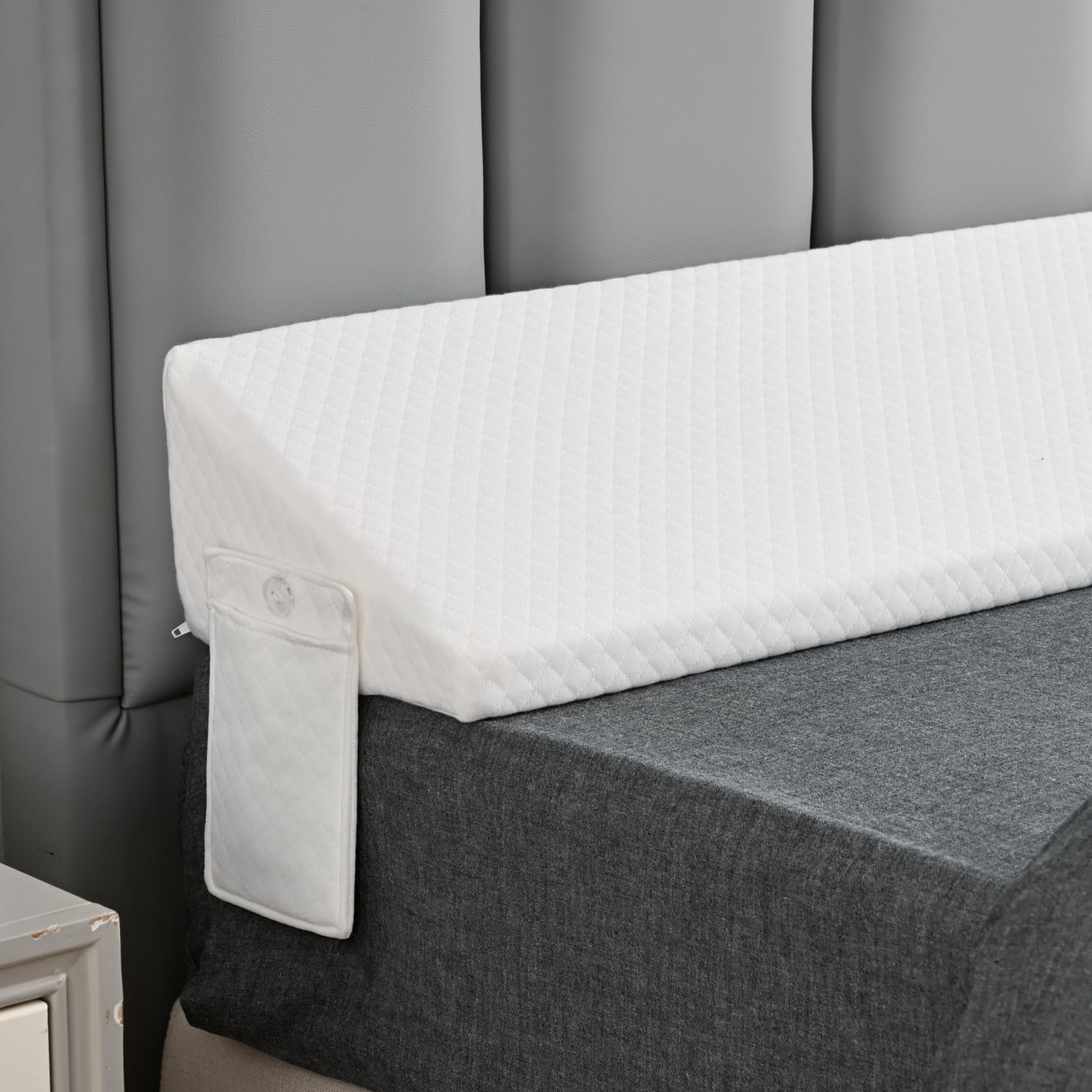 Queen Size Pillow Wedge Pillow Headboard Bed Gap Filler Queen Nora Pillow Long Bed Pillow Wedge For Headboard Gap Mattress Space